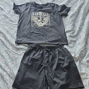 Kids Black Pajama Set